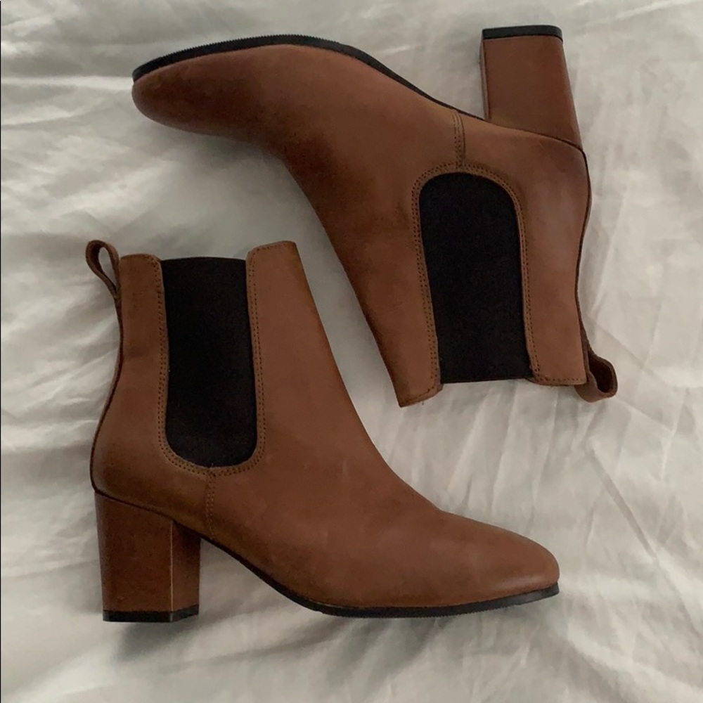 Soft leather boots
